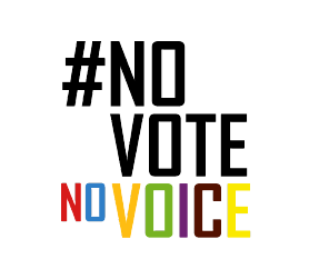 No vote No Voice