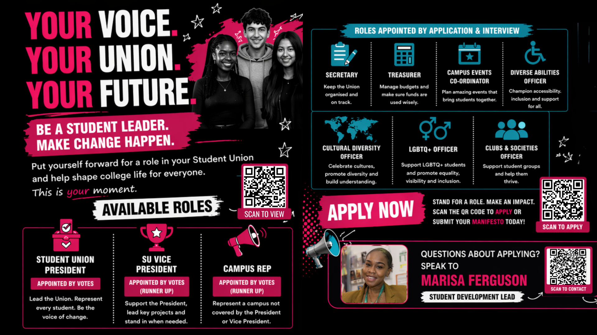 Student Union Election POster